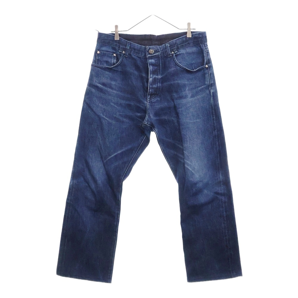 DENIM STRAIGHT PANTS 5POCKET デニムストレートパンツ5ポケット 36 インディゴ Bランク
