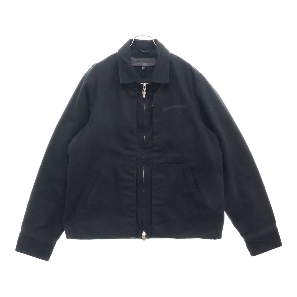 STREET MEAT STRPD DNM バック英字プリントデニムワークジャケットブルゾン L Bランク