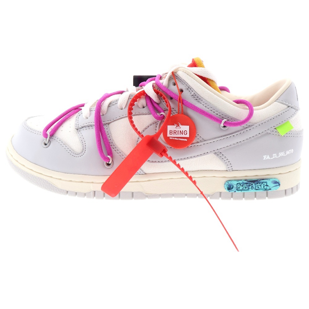 ナイキ ×OFF-WHITE DUNK LOW THE 50 Collection Lot 19 DM1602-101  
