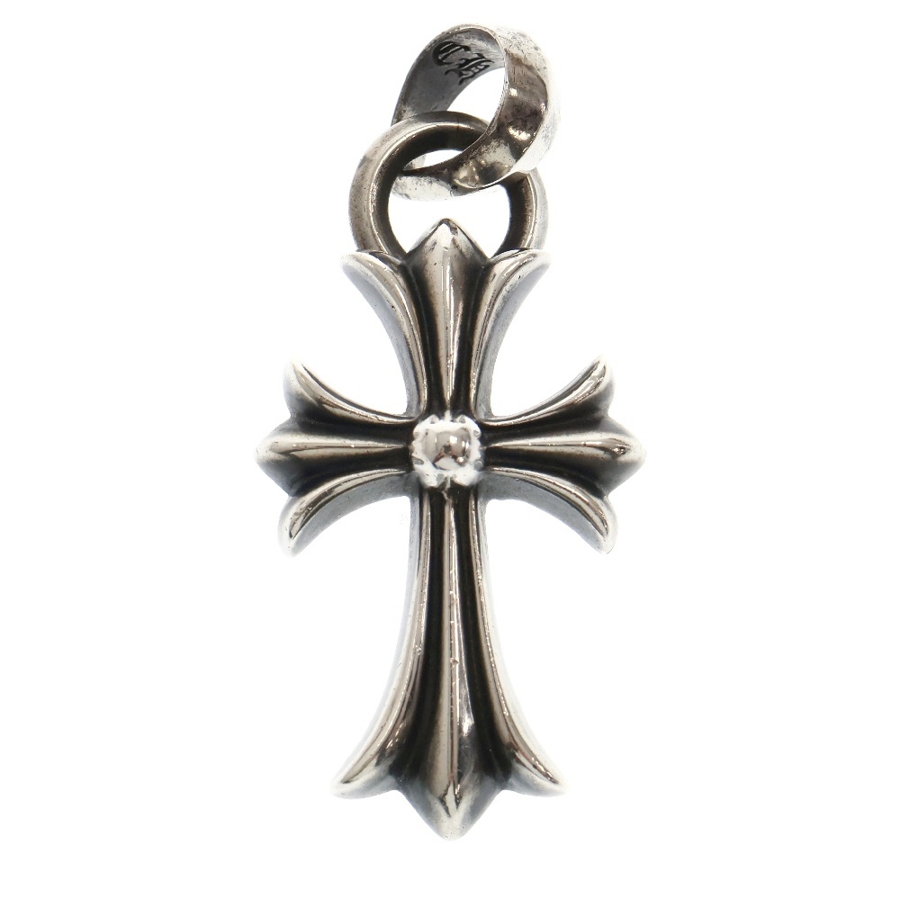 CH CRS SML W/BALE Wベイル スモールCHクロス ペンダントトップ シルバー Bランク