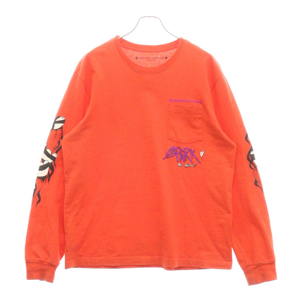 ×マッティボーイ サディスティックリップスティック長袖カットソー 長袖Tシャツ ロングスリーブカットソー ロンT レッド Bランク