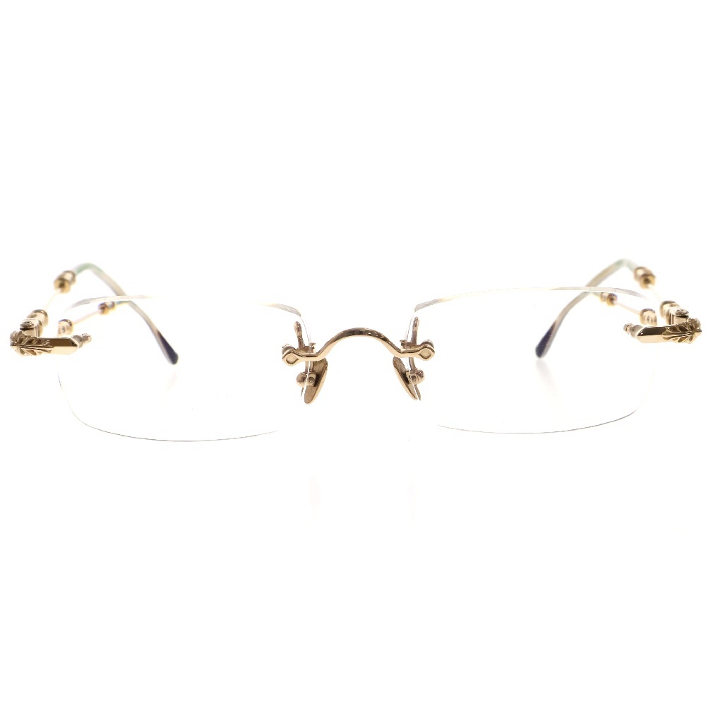 CHROME HEARTS クロムハーツ（原本無） PILLS III 22K リムレス 