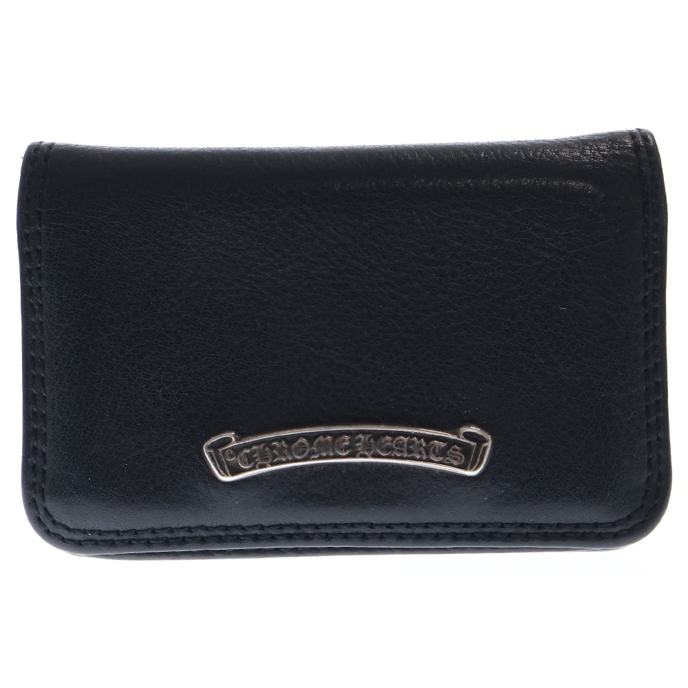 CARD CASE グロメット付きレザーカードケース ブラック Bランク