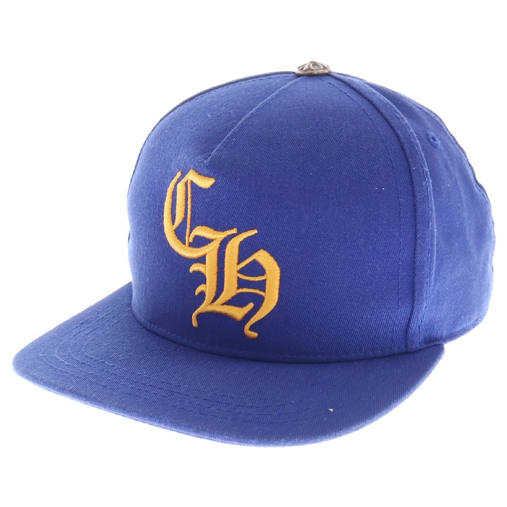 CH BASEBALL TRUCKER CAP CHロゴ刺繍 ベースボールキャップ 帽子 ブルー Bランク