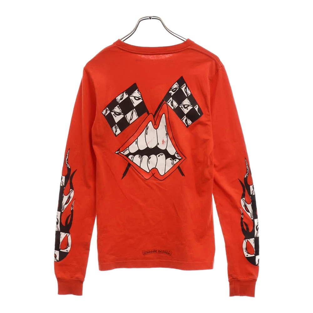 PPO ketchup LS MATTY BOYバックプリント ロンT 長袖カットソー レッド Bランク