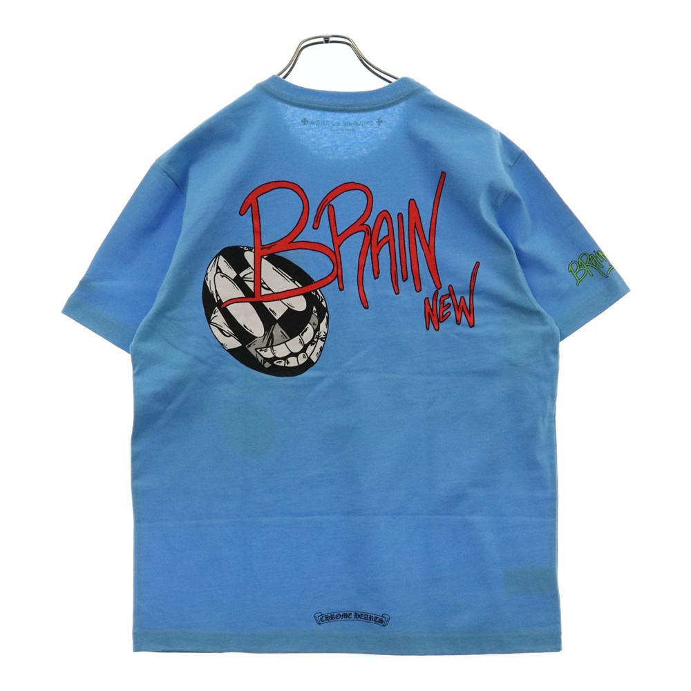 ×MATTY BOY BRAIN NEW L/S TEE マッティボーイ ブレインニュー 半袖Tシャツ ショートスリーブカットソー ブルー Aランク