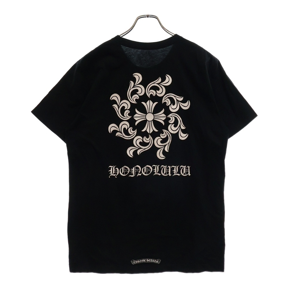 Honolulu Back CH Plus Tee ホノルルバックCHプラス半袖Tシャツ カットソー ブラック Bランク