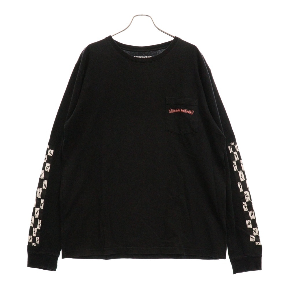 ×MATTY BOY PPO LS Pretense The Pretend Eyes 99 マッティボーイ バックプリント ロングスリーブ長袖Tシャツ ブラック Bランク