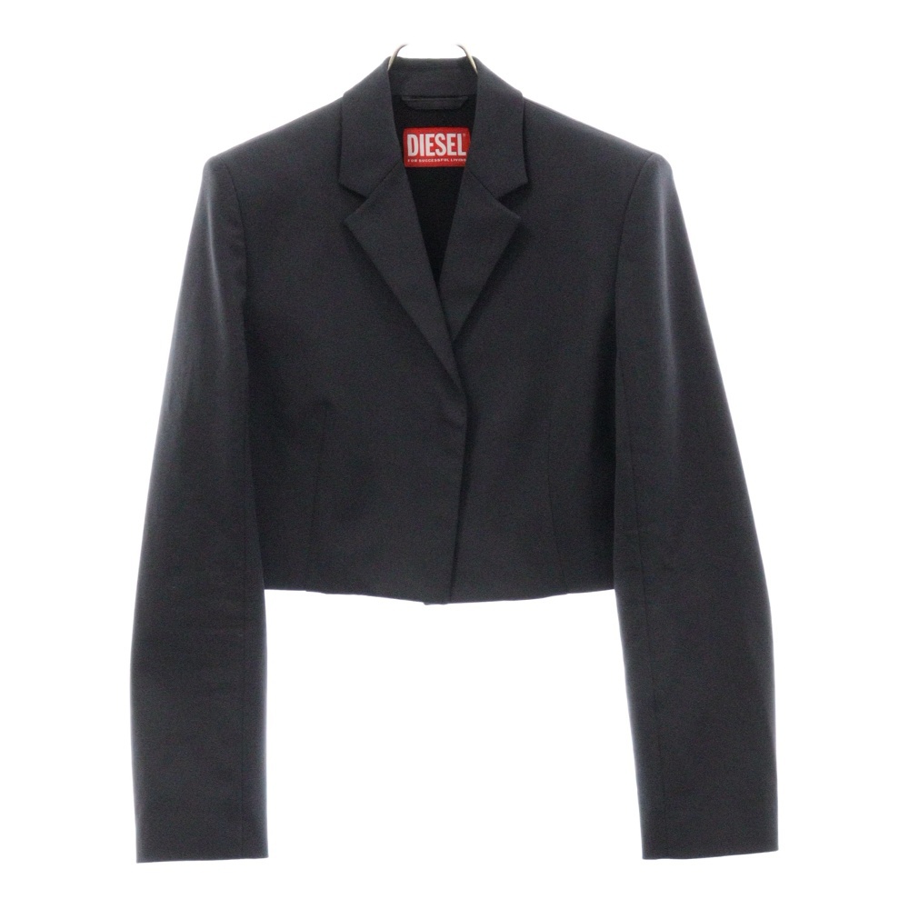 ディーゼル G-milla-p1 クロップド ジャケット レディース グレー  