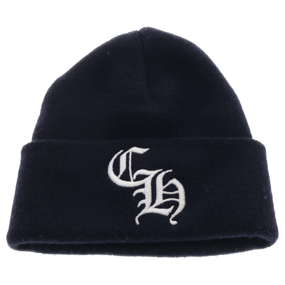 CH Logo Beanie CHロゴ刺繍 ビーニー ニットキャップ ニット帽 ブラック Aランク