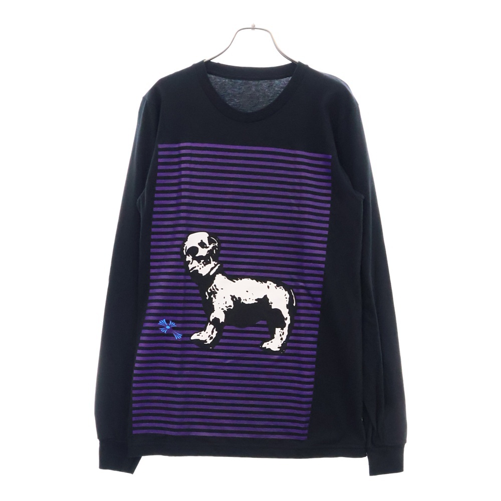 FOTI SKEETER  スキーター 長袖 プリント Tシャツ ブラック/パープル Aランク