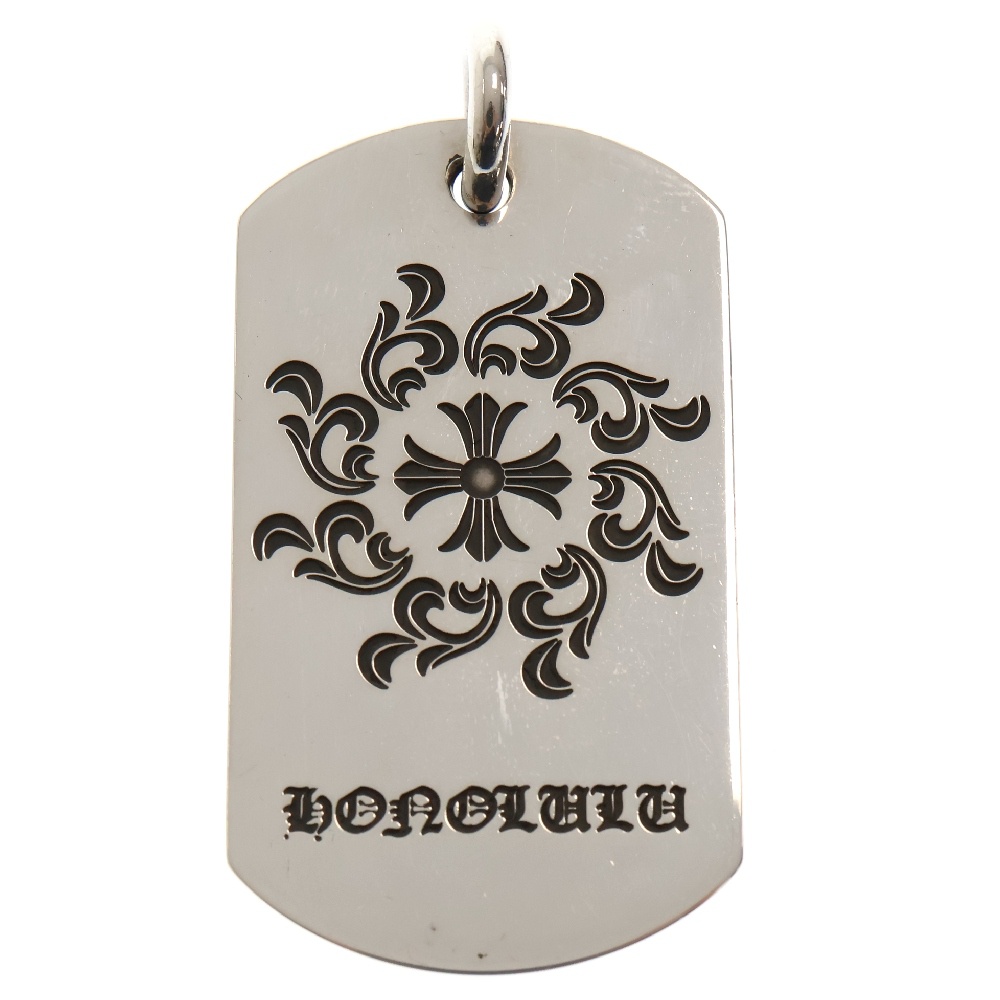 D TAG LRG LTD ラージドッグタグ ホノルル限定ラージドッグタグネックレストップ Bランク