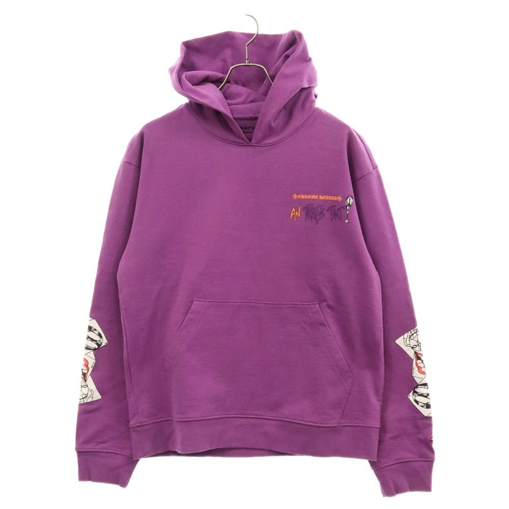 ×MATTY BOY I WANT MORE NOT LESS AN THAT'S THAT HOODIE マッティボーイ プリントプルオーバーパーカー フーディ パープル Aランク