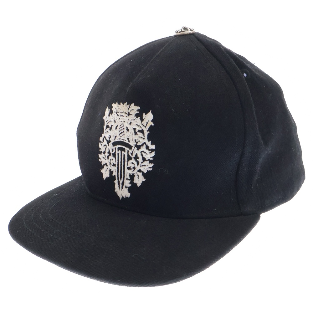Dagger Denim Baseball Cap ダガー刺繍 クロスボール トラッカーキャップ ブラック Cランク
