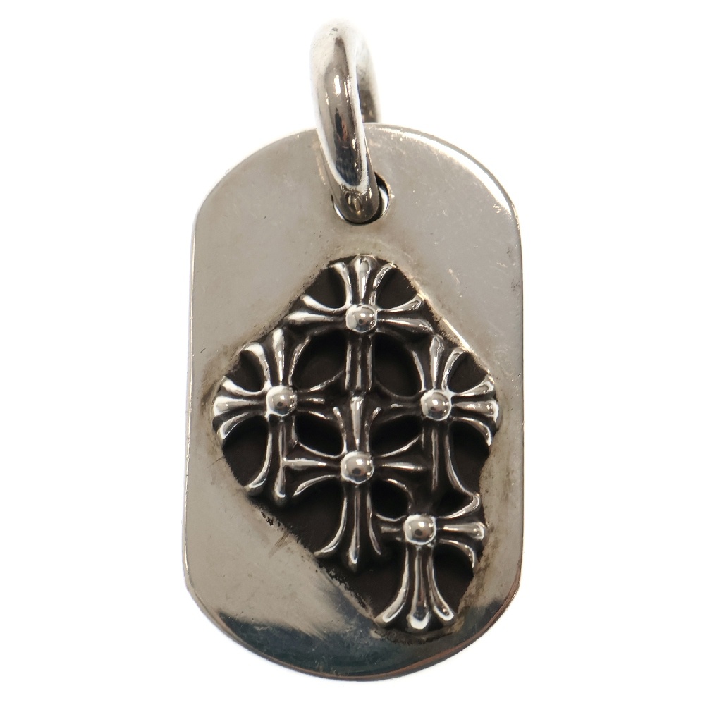 RAISED DOGTAG レイズドドッグタグ チャーム ネックレストップ シルバー Bランク