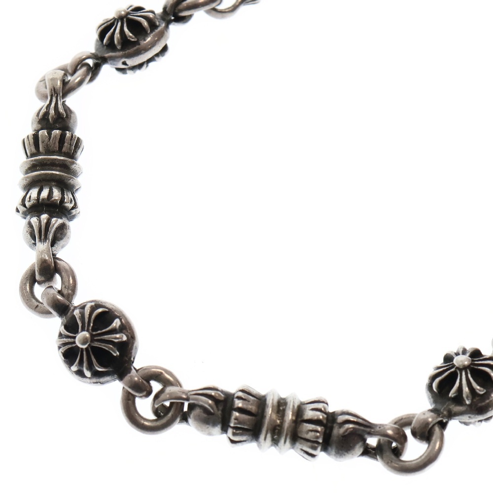 #2 CROSS BALL BARREL CHAIN クロスボール ネックレスチェーン シルバー 20inch Bランク