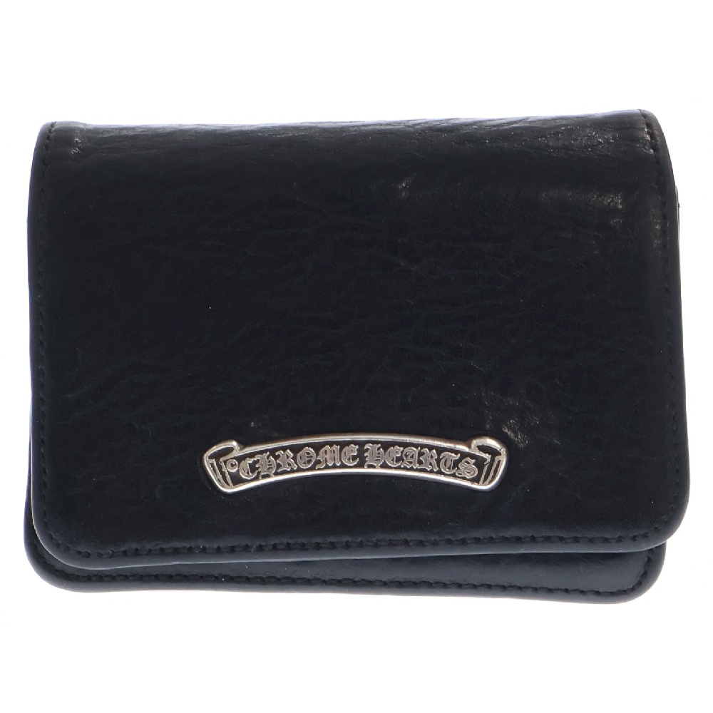 CARD CASE アーチロゴプレート3ポケットレザーカードケース Bランク