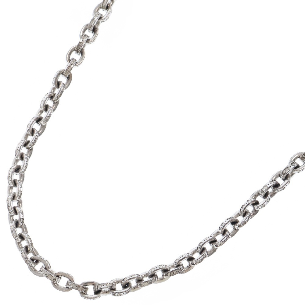 PAPER CHAIN ロジウム加工ペーパーチェーン シルバーネックレス チェーン 20inch シルバー Bランク