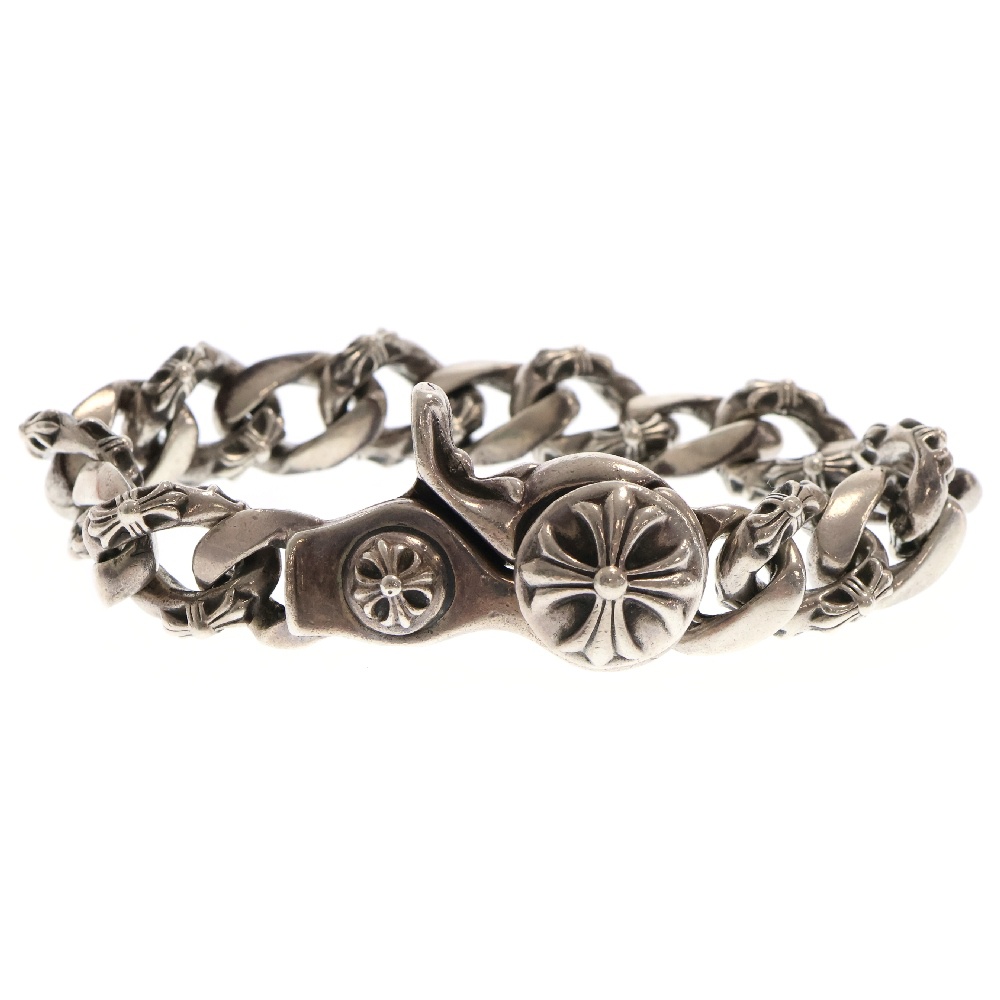 OLD FNCY CHN LNK オールド ファンシーリンククリップ シルバーブレスレット シルバー Bランク