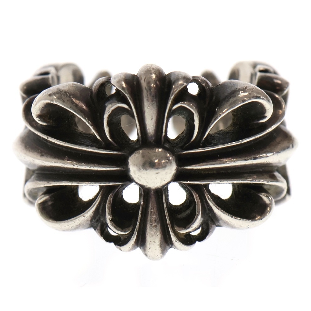 DBL FLRL CRS ダブルフローラルクロス シルバーリング シルバー 14.5号 Bランク