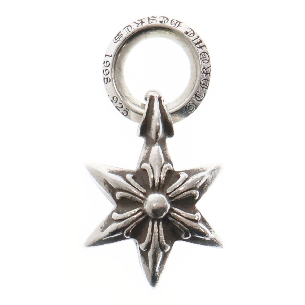 6POINT STAR CHARM 6ポイントスターチャーム ペンダントトップ シルバー Bランク
