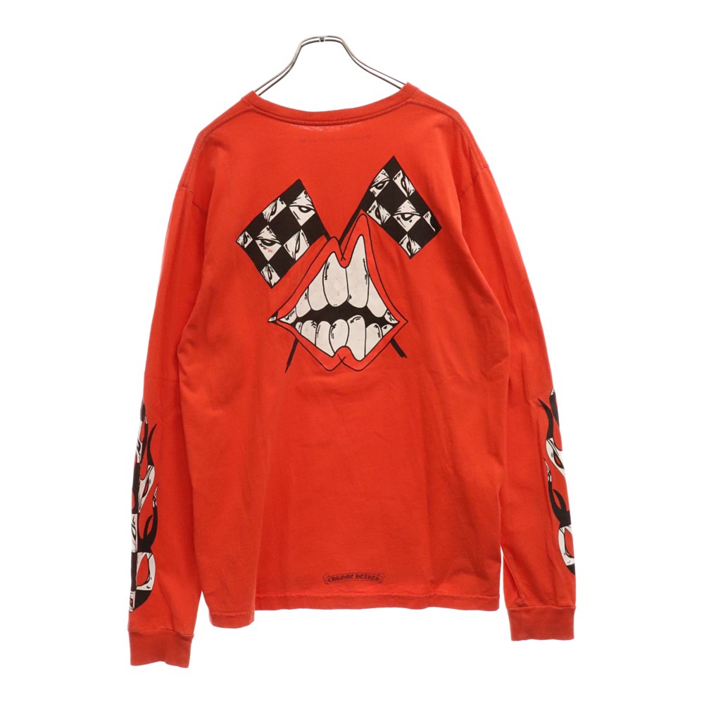PPO ketchup LS MATTY BOYバックプリント ロンT 長袖カットソー レッド Bランク