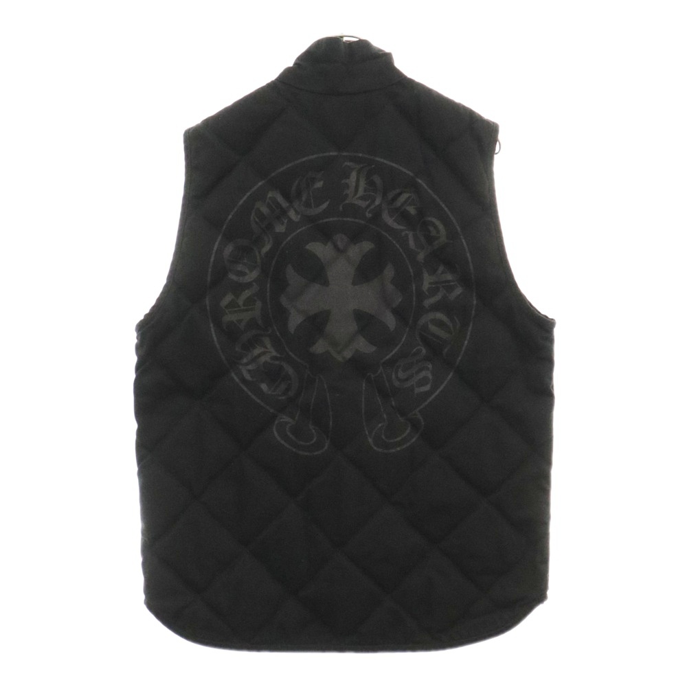 QUILTED DOWN VEST CHプラスキルテッドダウンベスト ブラック Bランク