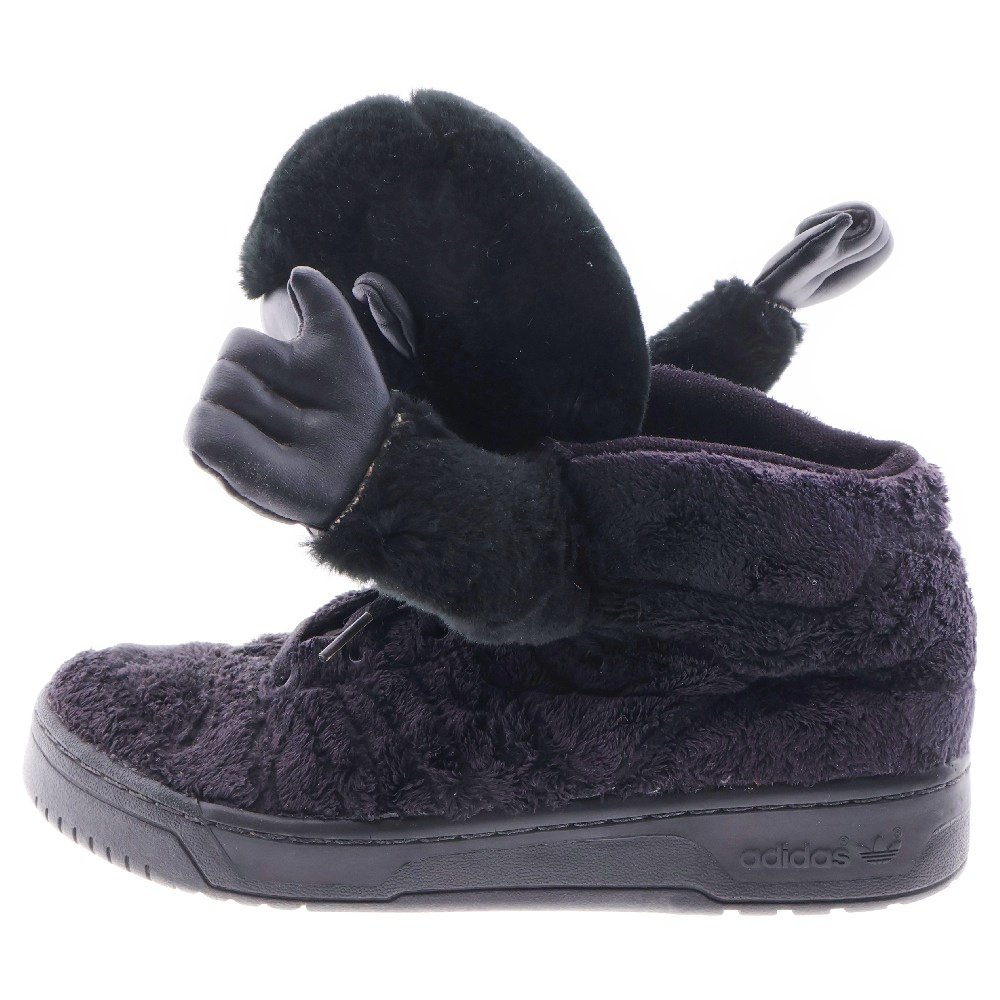 アディダス ×JEREMY SCOTT JS Gorilla Black ジェレミースコット