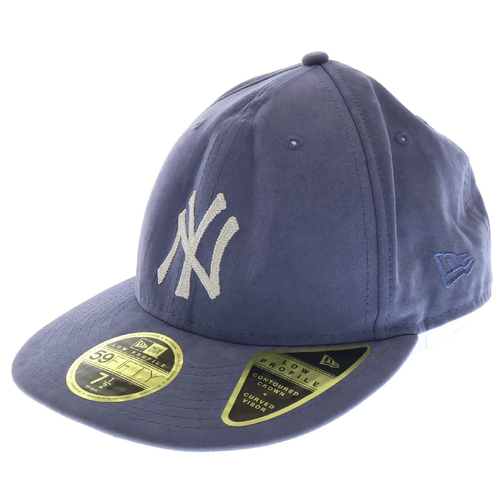 ×Aime Leon Dore Yankees Cap エメレオンドレ ヤンキース刺繍 ベースボールキャップ 帽子 ブルー Bランク
