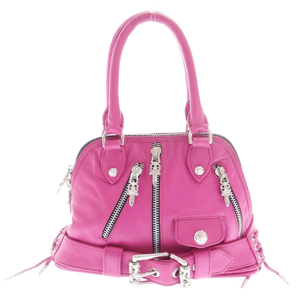 クロムハーツ MODEAN MINI FUXIA レザーライダース2WAYショルダー 