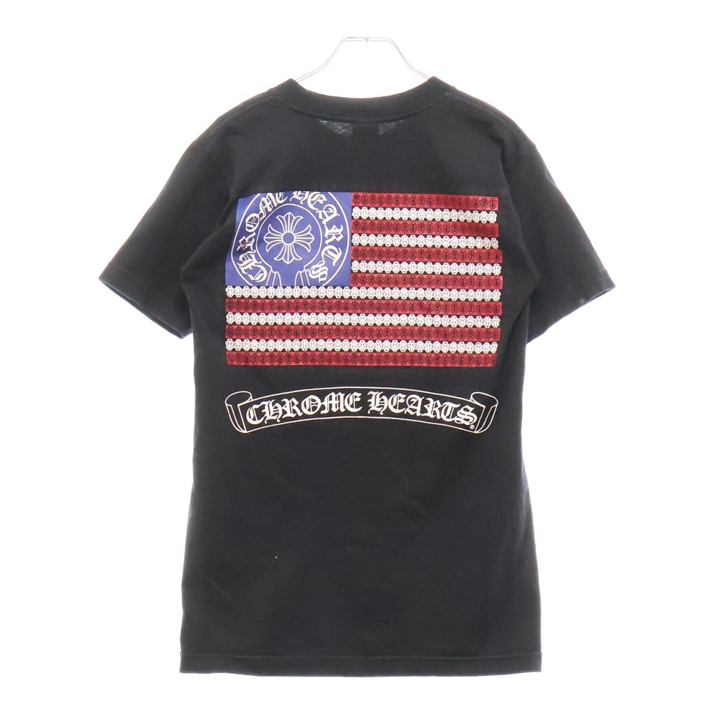 CHROME HEARTS アメリカ国旗 ロンT 長袖 ブラック クロムハーツ Chrome