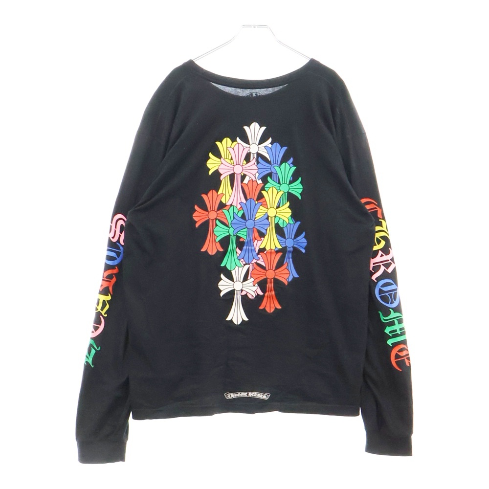 CEM CRS LS マルチセメタリークロスプリント長袖Tシャツ カットソー ブラック Bランク