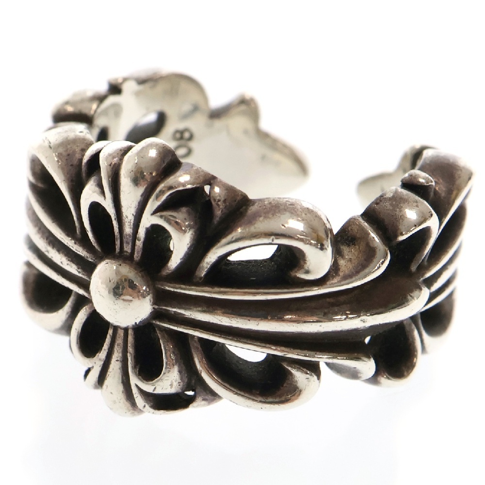 DBL FLRL CRS ダブルフローラルクロス シルバーリング Bランク