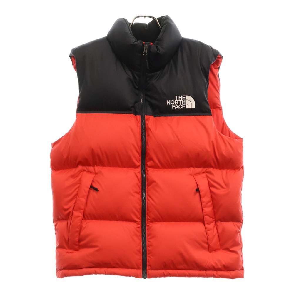 ノースフェイスノベルティーヌプシベストカモフラオレンジ　M サイズ ノースフェイスノベルティーヌプシベストカモフラオレンジ M サイズ