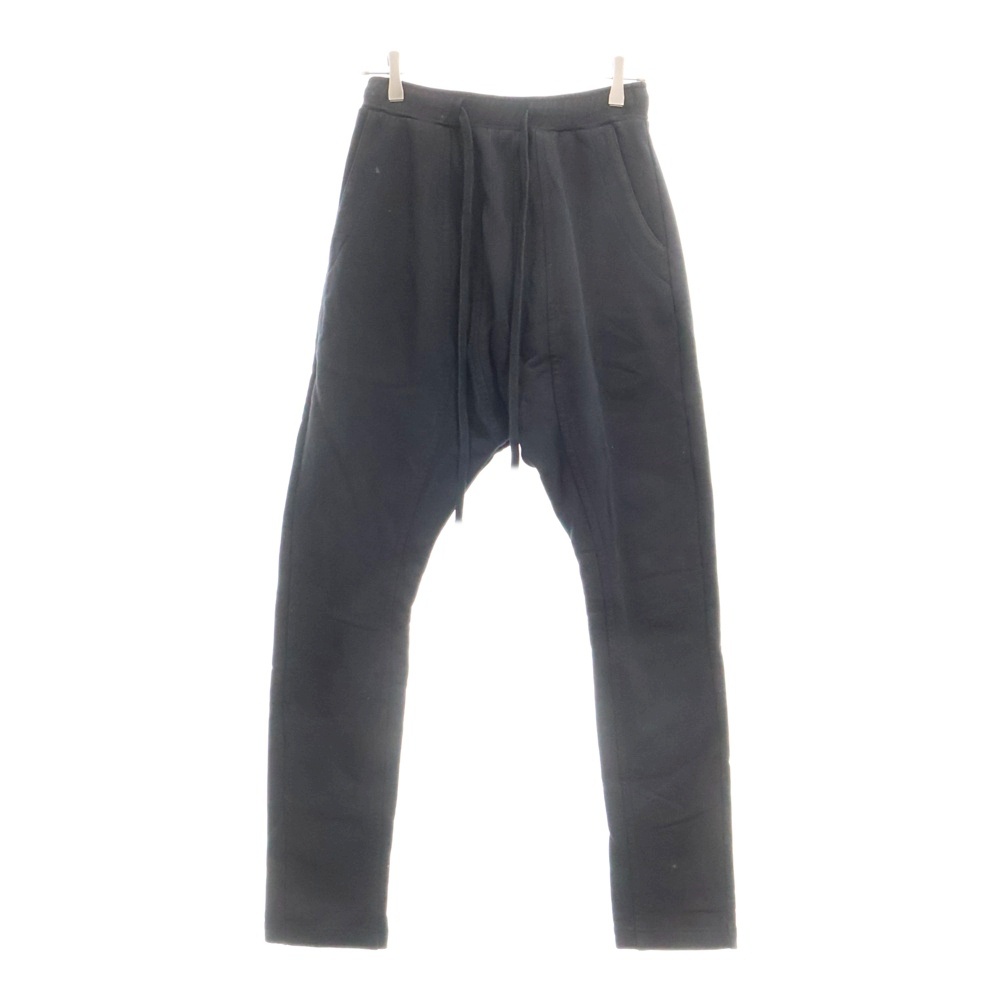 21AW _PERMANENT Sweat Pants ドローコード スウェットパンツ ブラック Bランク