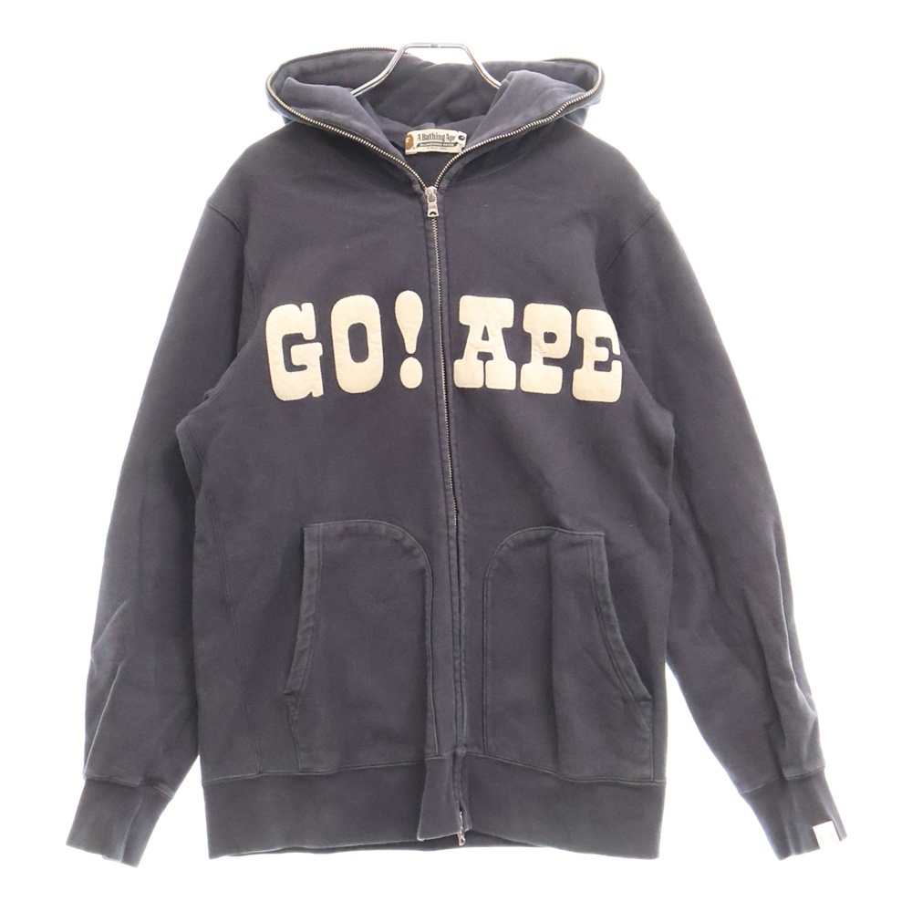 アベイシングエイプ GO APE ダブル フルジップアップ スウェット 