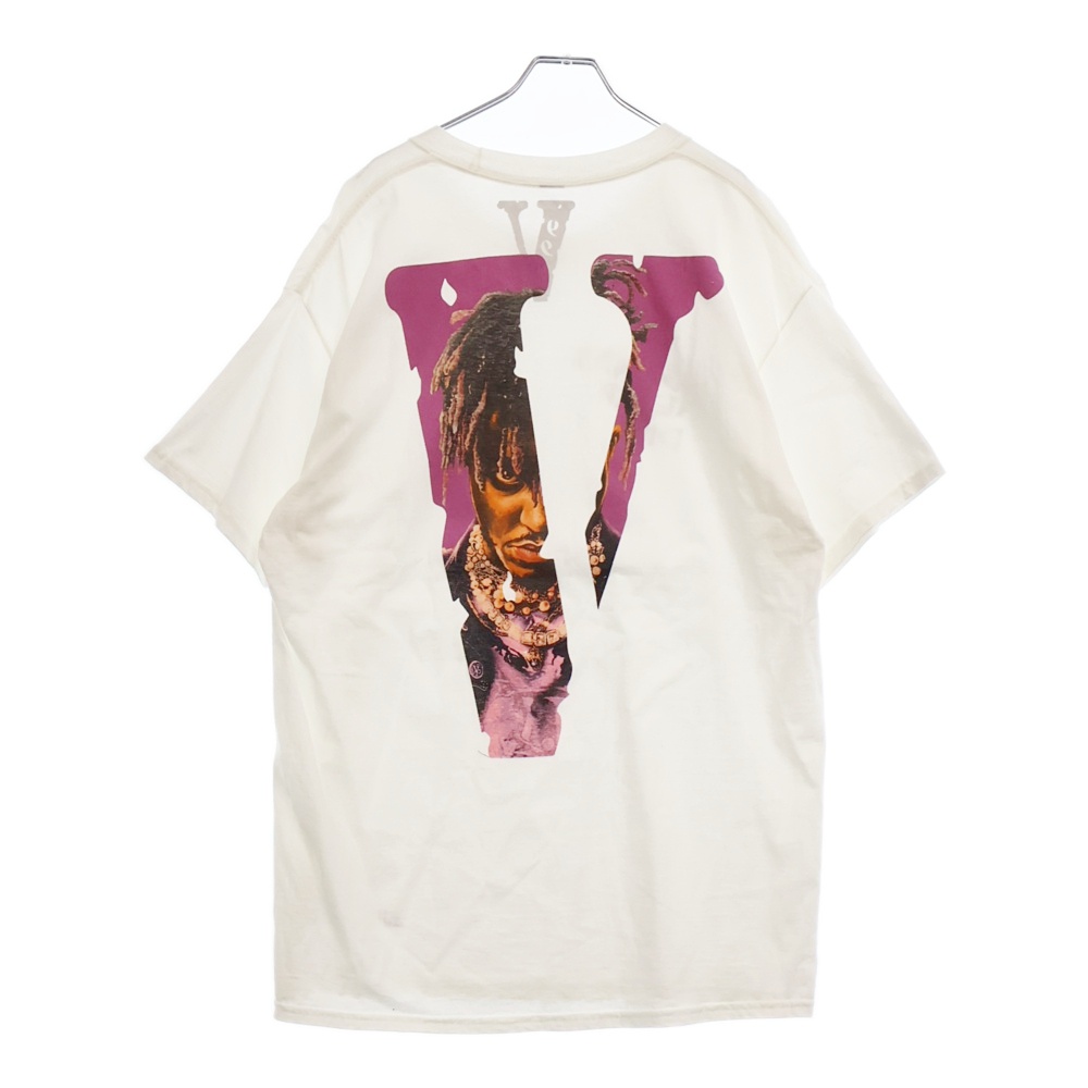 ×Juice Wrld Legends Never Die T-shirt ジュース ワールド プリント クルーネック 半袖Tシャツ カットソー ホワイト Aランク