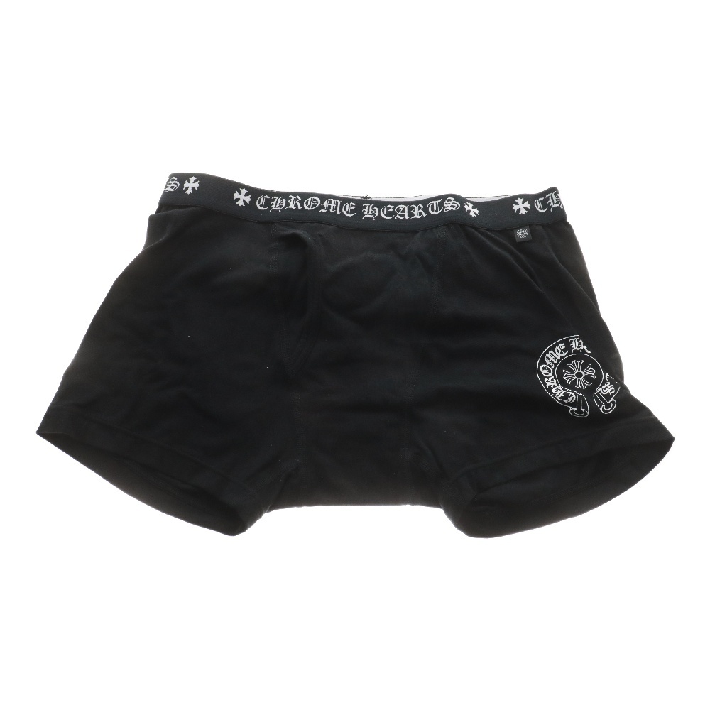 SHORT BOXER ホースシューロゴボクサーブリーフパンツ ブラック Sランク