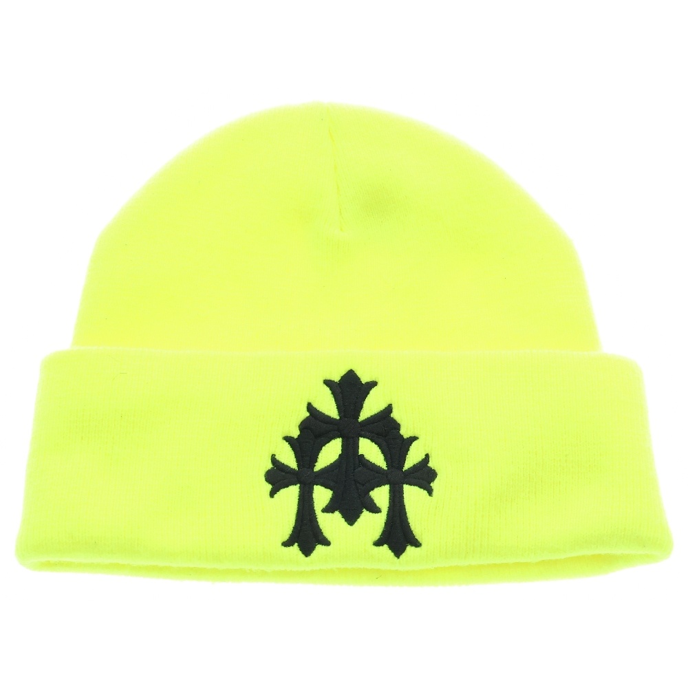 WOOL WATCH CAP ウールワッチキャップ トリプルクロスステッチビーニー帽子 イエロー Aランク