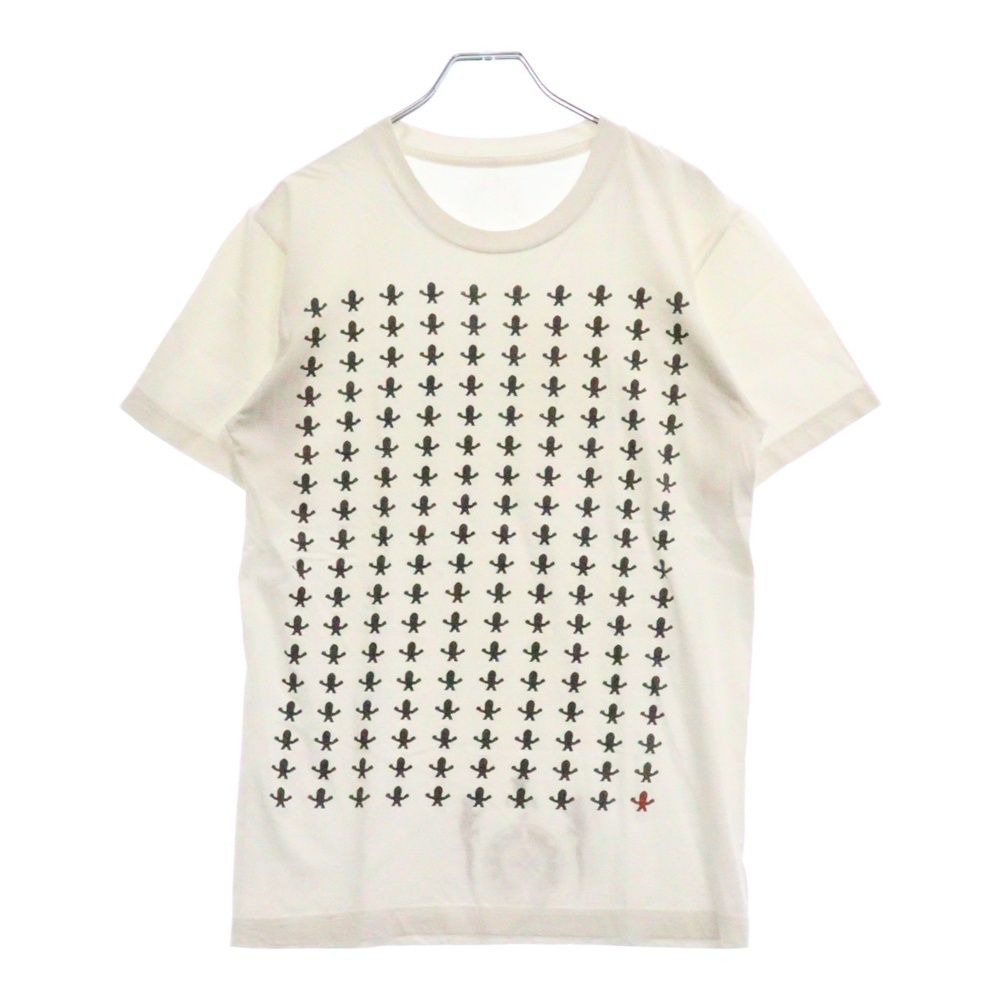 CH T-SHRT 3 FOTIプリント 半袖Tシャツ カットソー ホワイト Bランク
