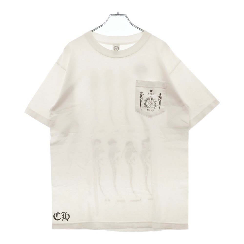 FOTI フォティプリント 半袖Tシャツ カットソー ホワイト Bランク
