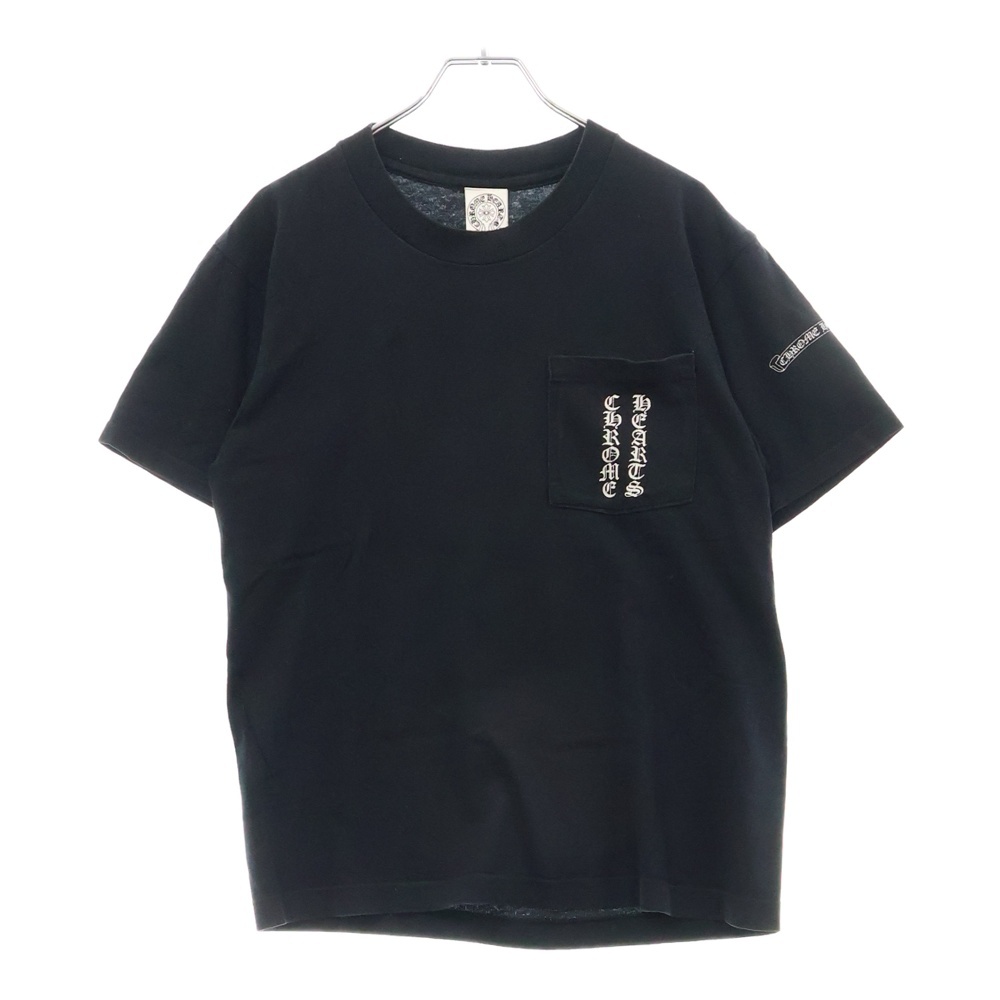 OLD バックスクロールラベルプリント 半袖Tシャツ カットソー ブラック Bランク