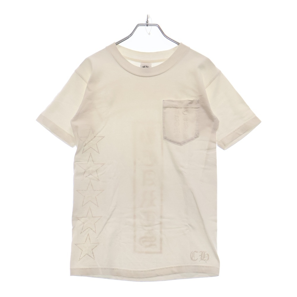 サイドロゴ ヴァーティカルロゴTシャツ 半袖Tシャツ カットソー ホワイト Bランク