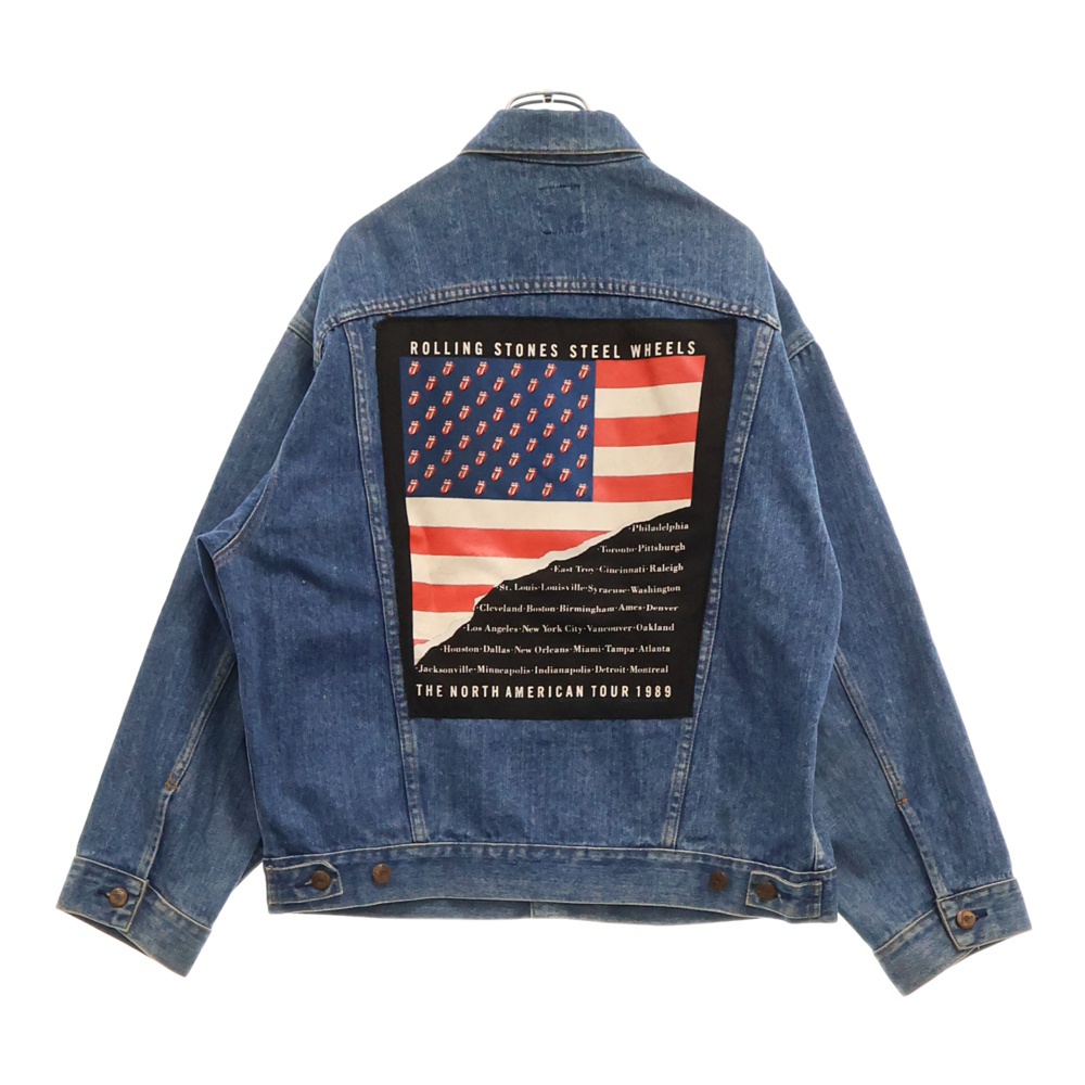 ヴィンテージ 80s Rolling Stones THE NORTH AMERICAN TOUR 1989 Denim