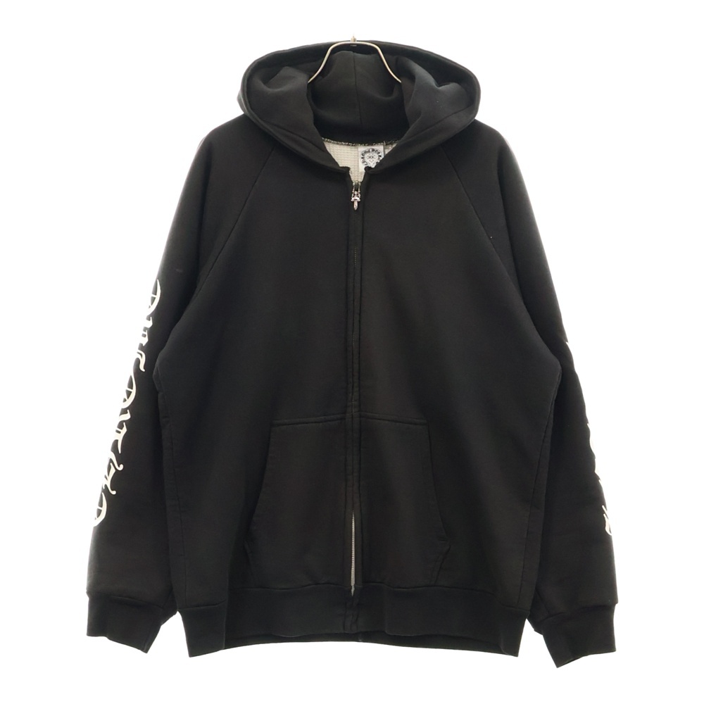 OLD SWTSHRT PLVR オールドモデル 袖ロゴ バックホースシュープリントパーカー Bランク