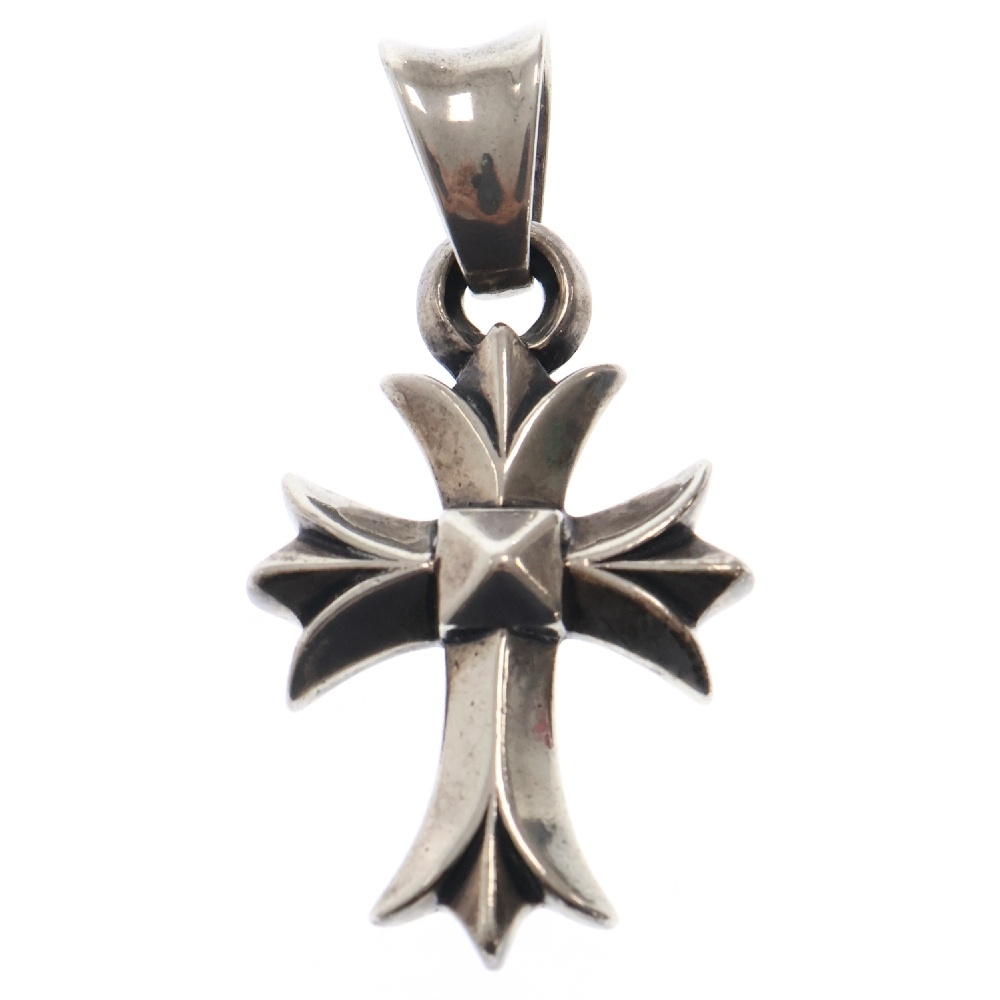 SACRED CROSS CHARM セイクリッド クロス チャーム ペンダント ネックレストップ シルバー Bランク