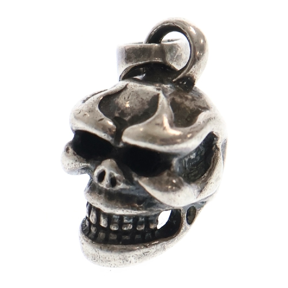 MINI SKULL CHARM ミニスカル チャーム ペンダント ネックレストップ シルバー CHS021 Bランク