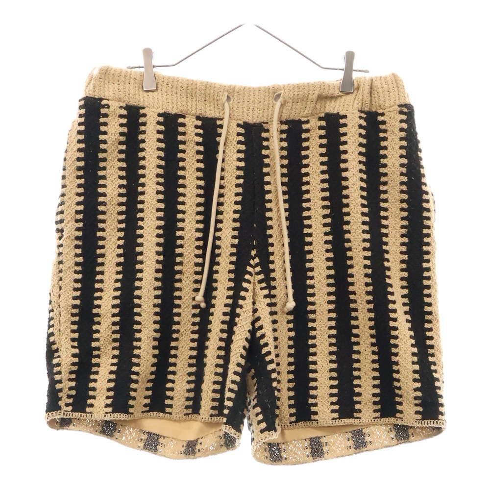 24SS CROCHET CURTIS SHORT SHEA クロシェ ショーツ ハーフパンツ ブラック/ブラウン Bランク