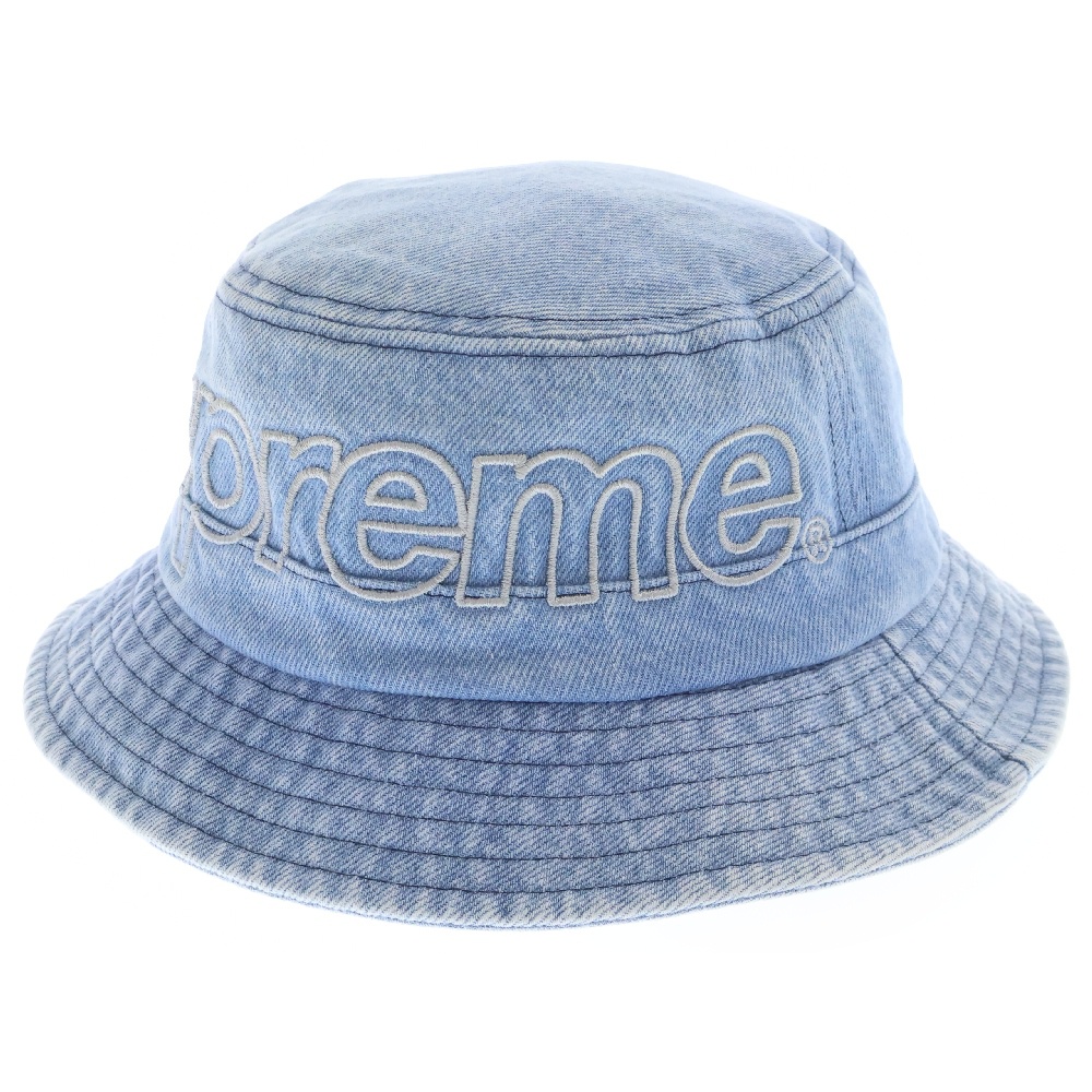 supreme デニム バケットハット