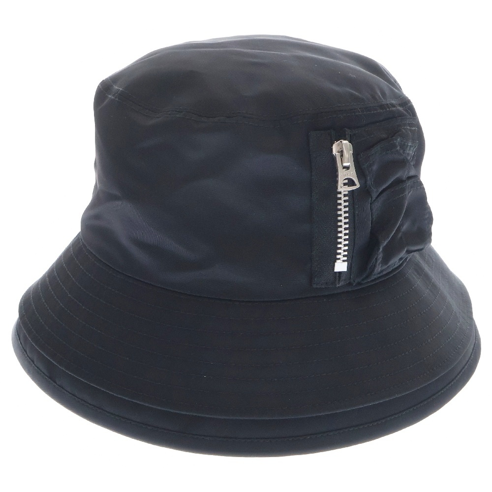 Pocket Double Brim Hat ナイロン バケットバッグ ブラック 24-0691S Aランク